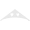 Ekena Millwork Pitch Winston Architectural Grade PVC Gable Pediment, 36"W x 13 1/2"H x 1"P (9/12) GPP036X014X100WIN - alternate 3